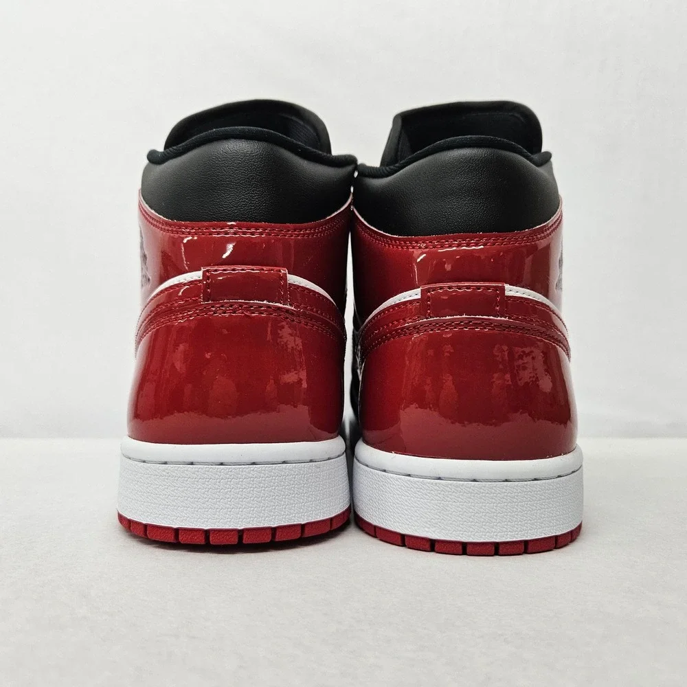 Nike Men's Air Jordan 1 Mid SE Basketball Shoes HV4091-006 Black Red White Sz 11
